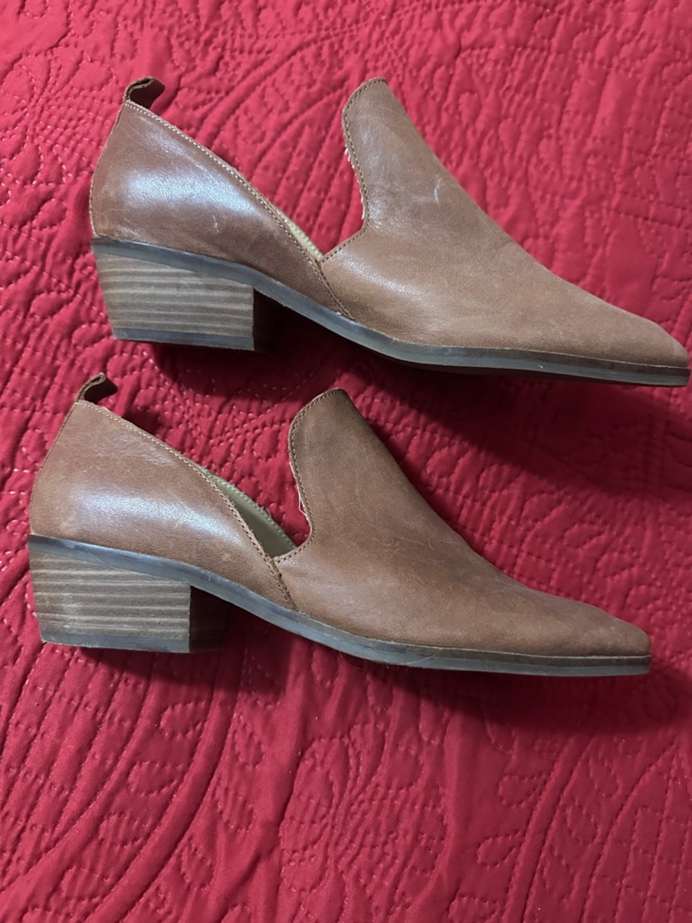 Lucky Brand Slip-On leather Mules size 8